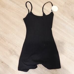 HOT GIRL Black skinny strap One-Piece Romper &